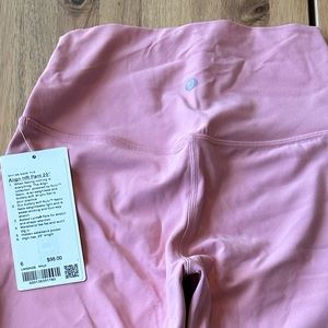 Lululemon light pink never worn align leggings